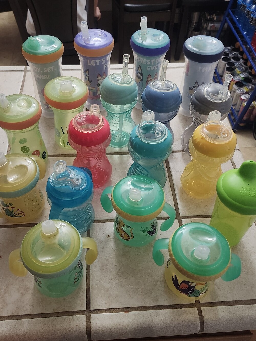 Assorted Kids Sippy Cups NEW